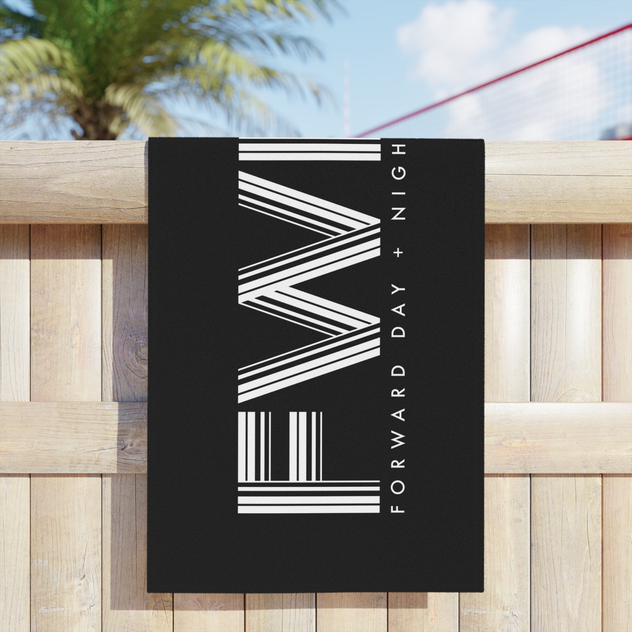 FWD Pool Towel - Black