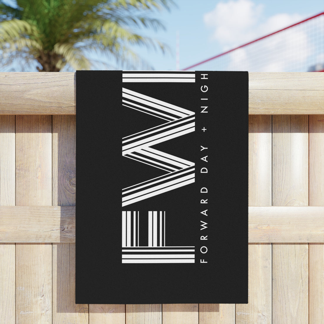 FWD Pool Towel - Black