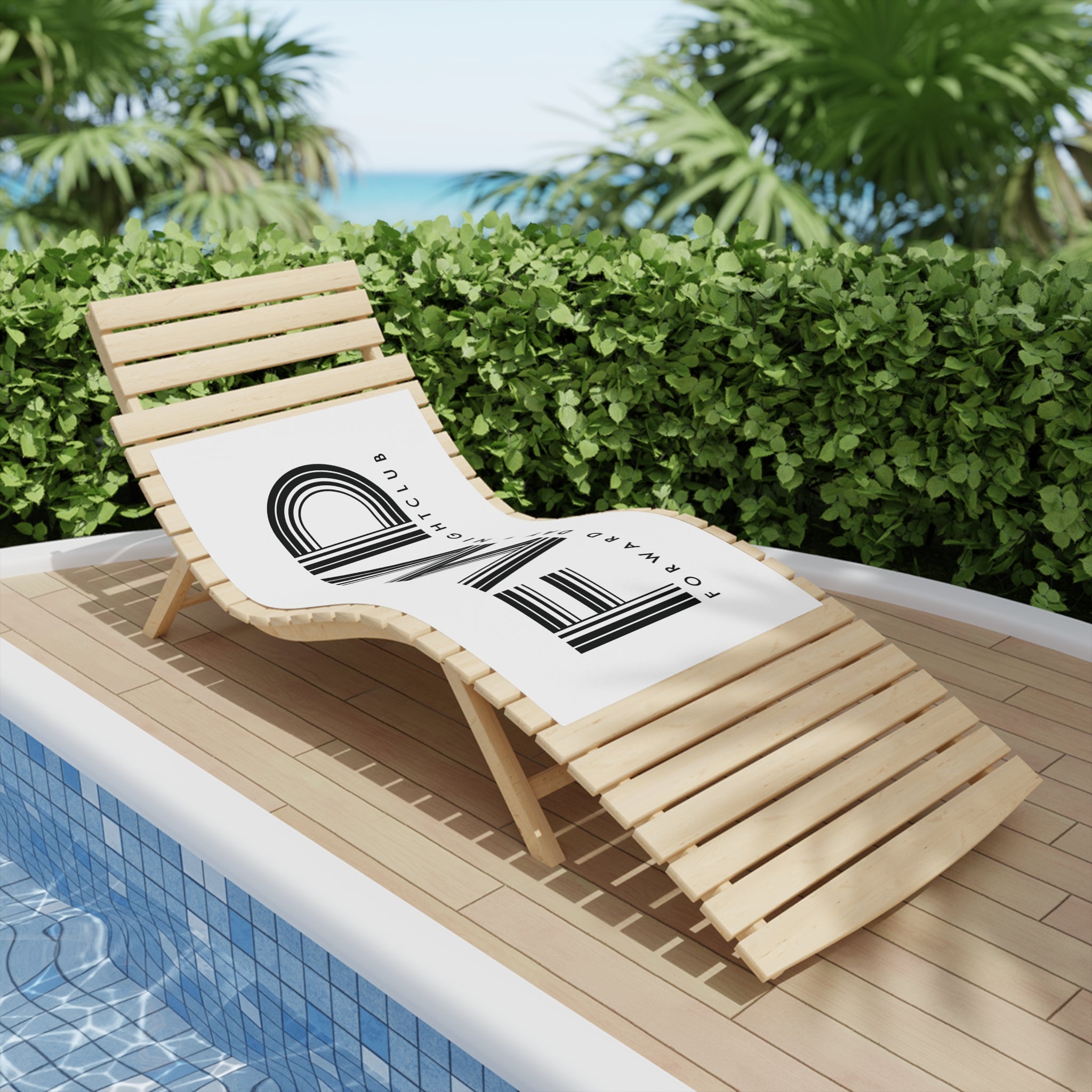 FWD Pool Towel - White