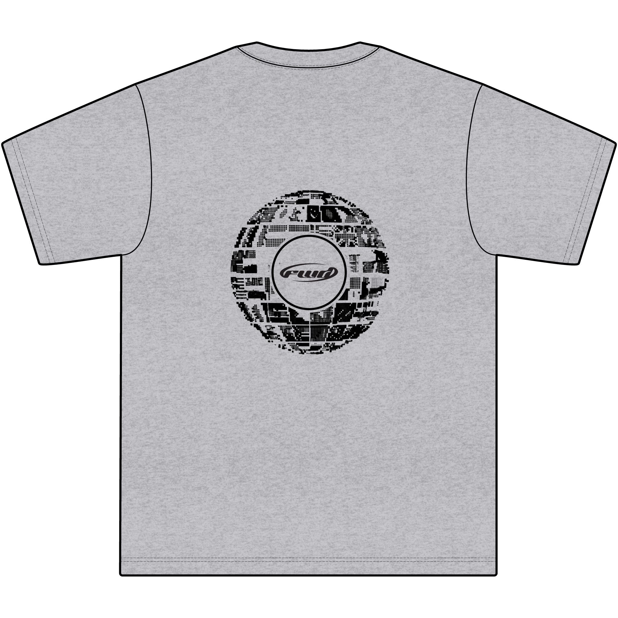 Retro 'FWD' Logo with Tech Sphere Back