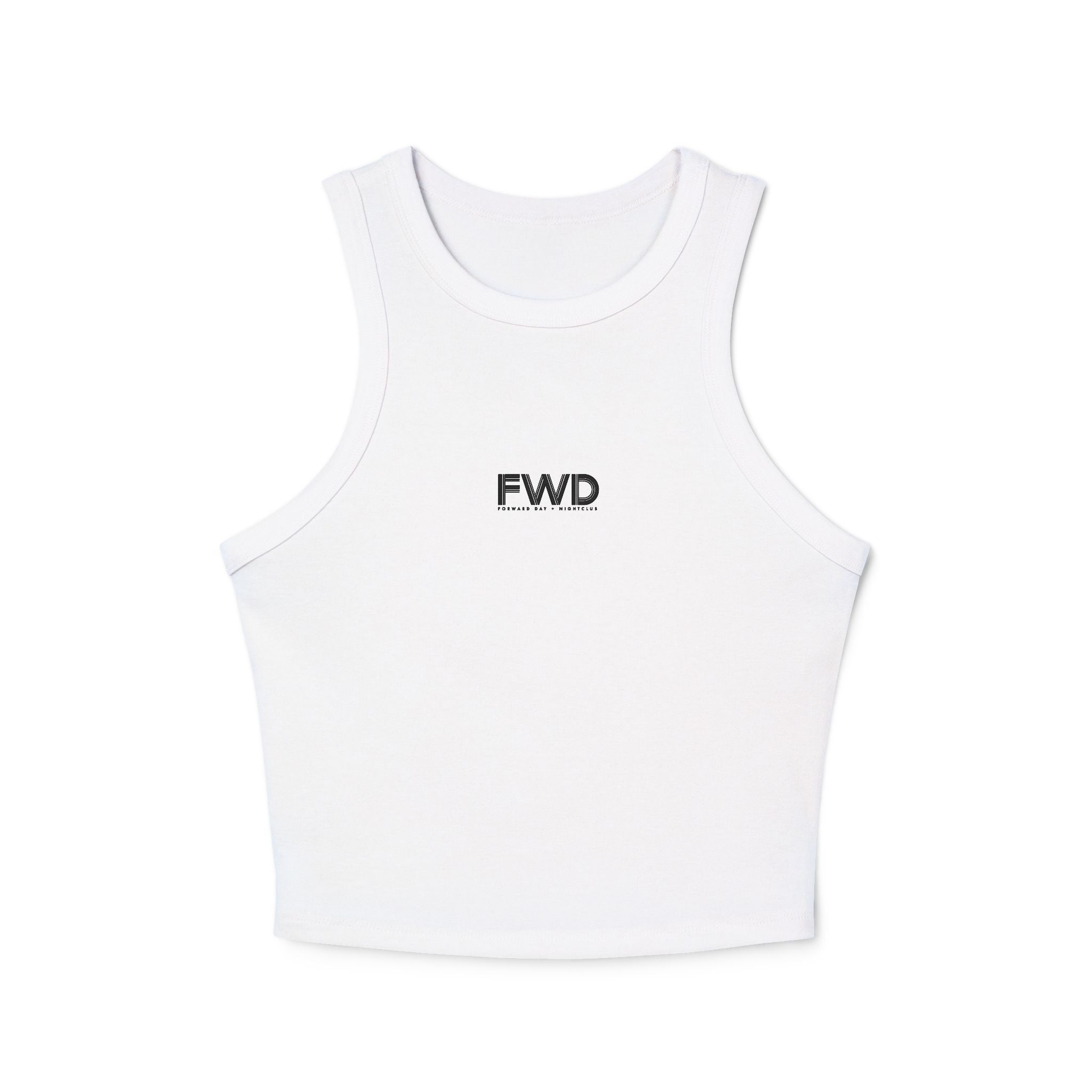 FWD Women's Racer Tank — White